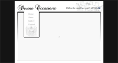 Desktop Screenshot of divineoccasions.com.au